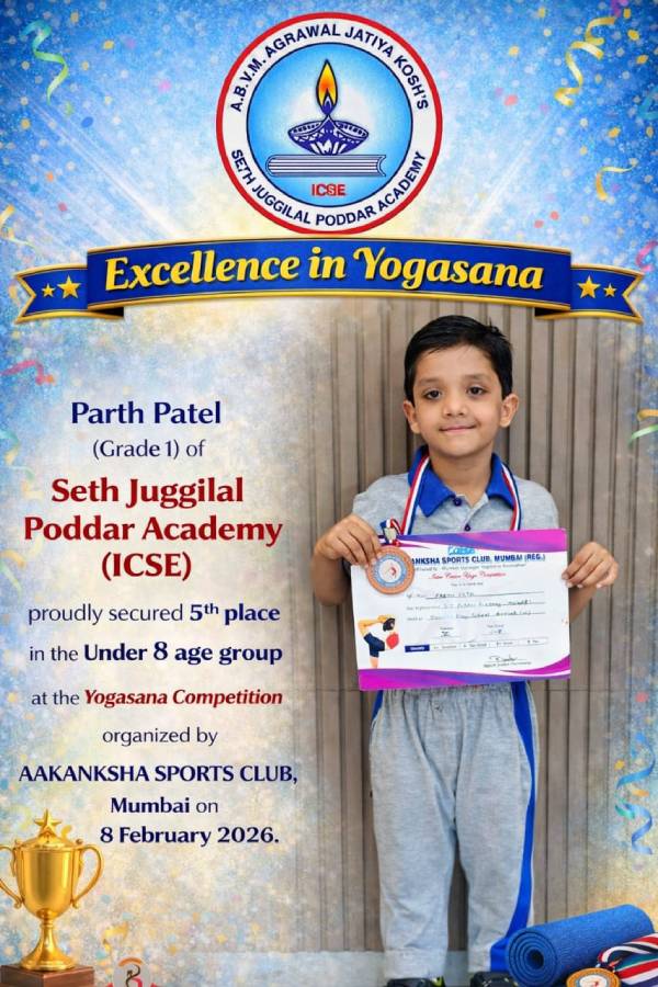 Our student Parth Patel