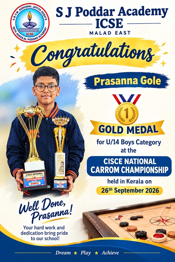  Prasanna Gole carried carrom board to the national podium