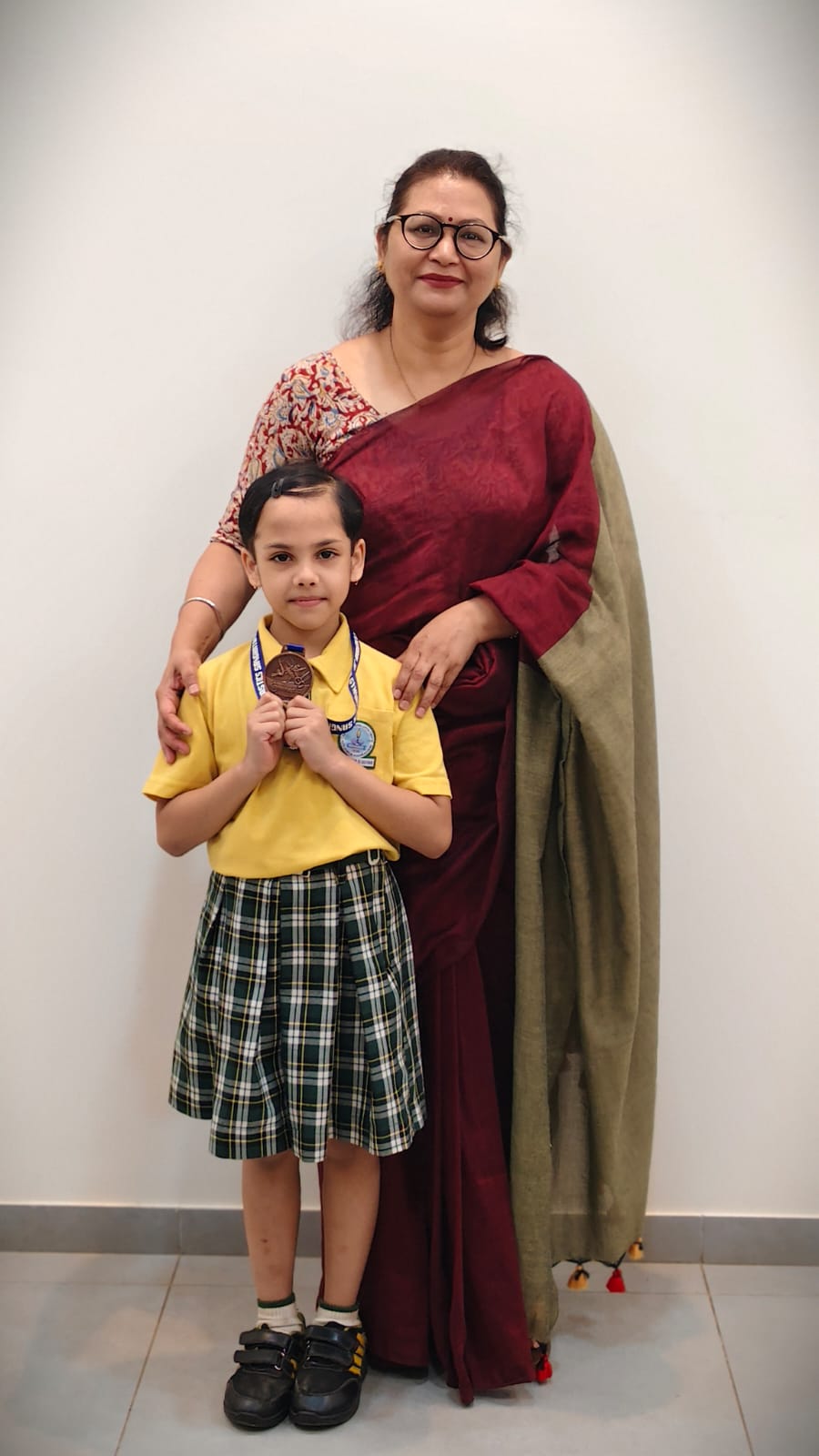 Advika at BJGS Level-Wise Gymnastics District Championship