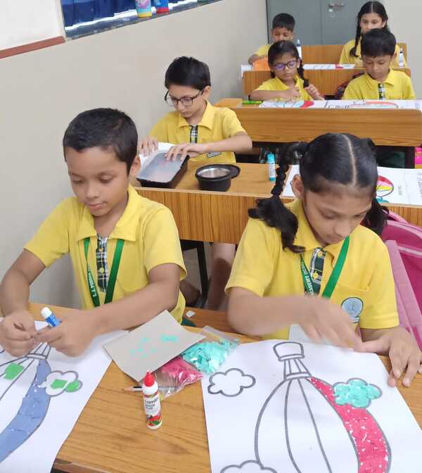 Paper collage competition Grade 1 and 2, 2025