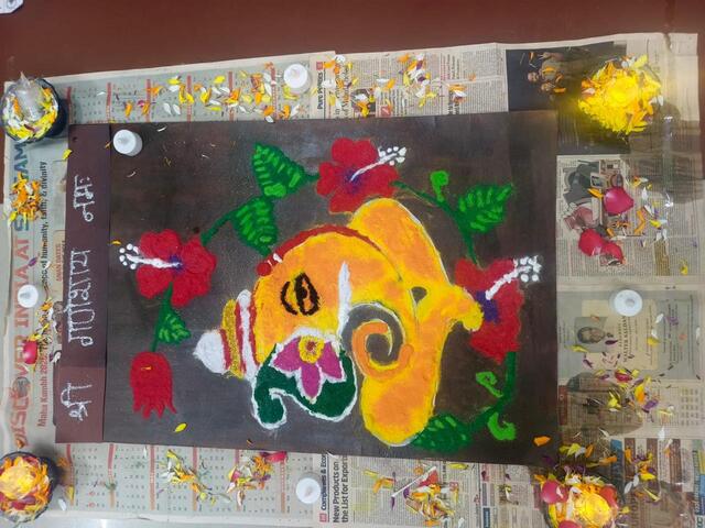 Inter-House Rangoli Competition, 2025