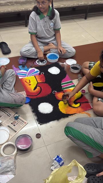 Inter-House Rangoli Competition, 2025