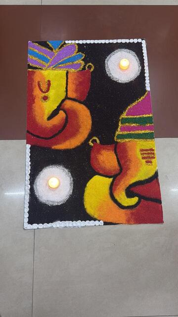 Inter-House Rangoli Competition, 2025