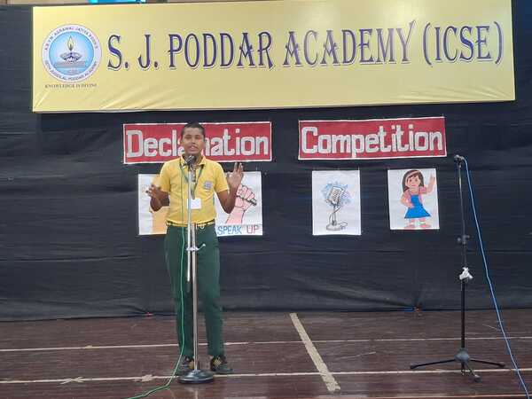Declamation competition