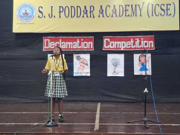 Declamation competition